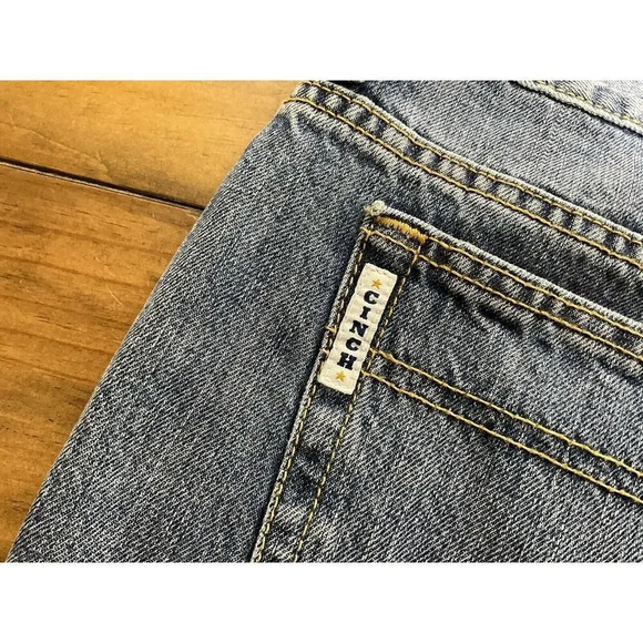 Cinch White Label Mid Rise Straight Leg Jeans Mens Size 40x30 Western Cowboy NWT - Picture 9 of 14